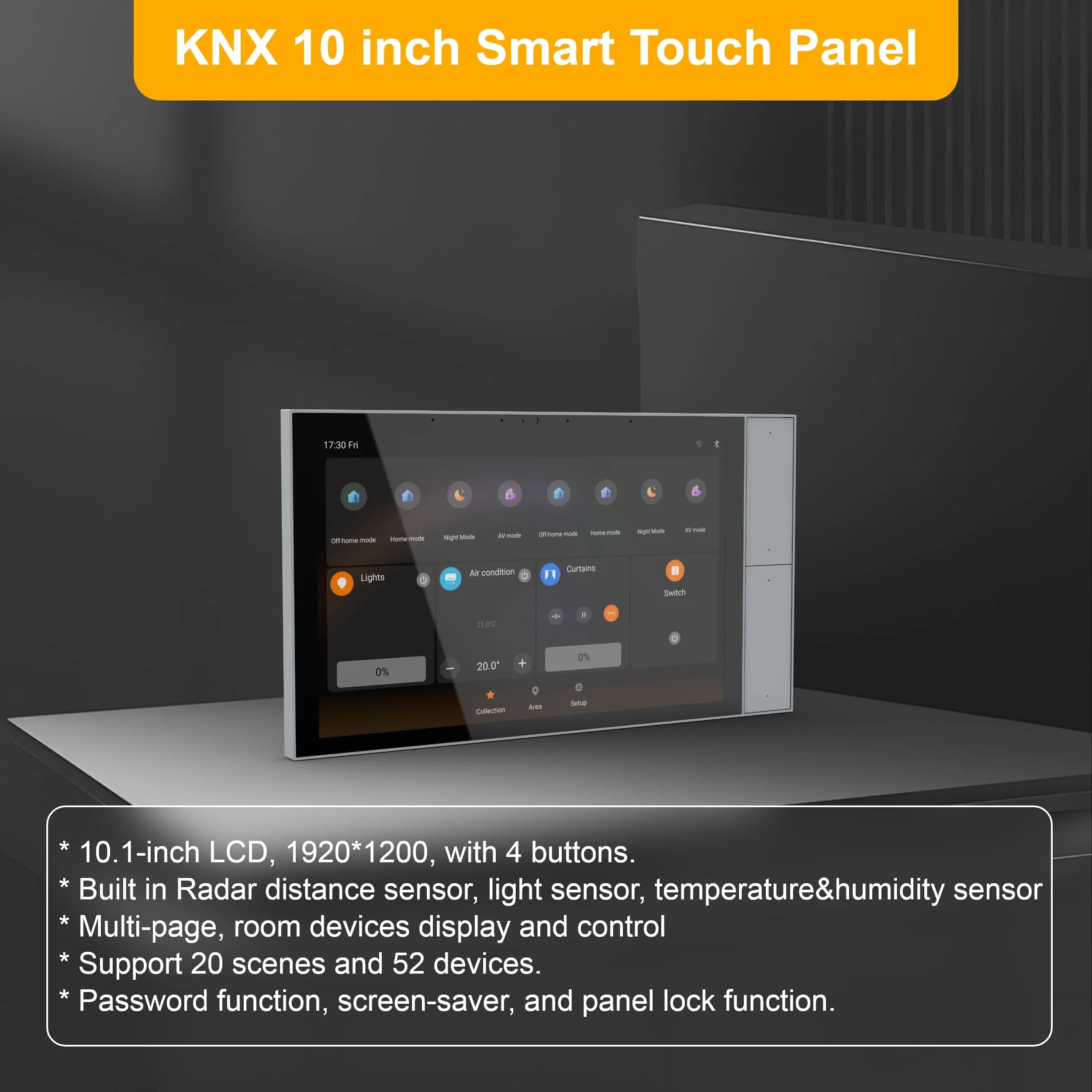 Smart Home System - 2026 Smart Touch Panel for Bus