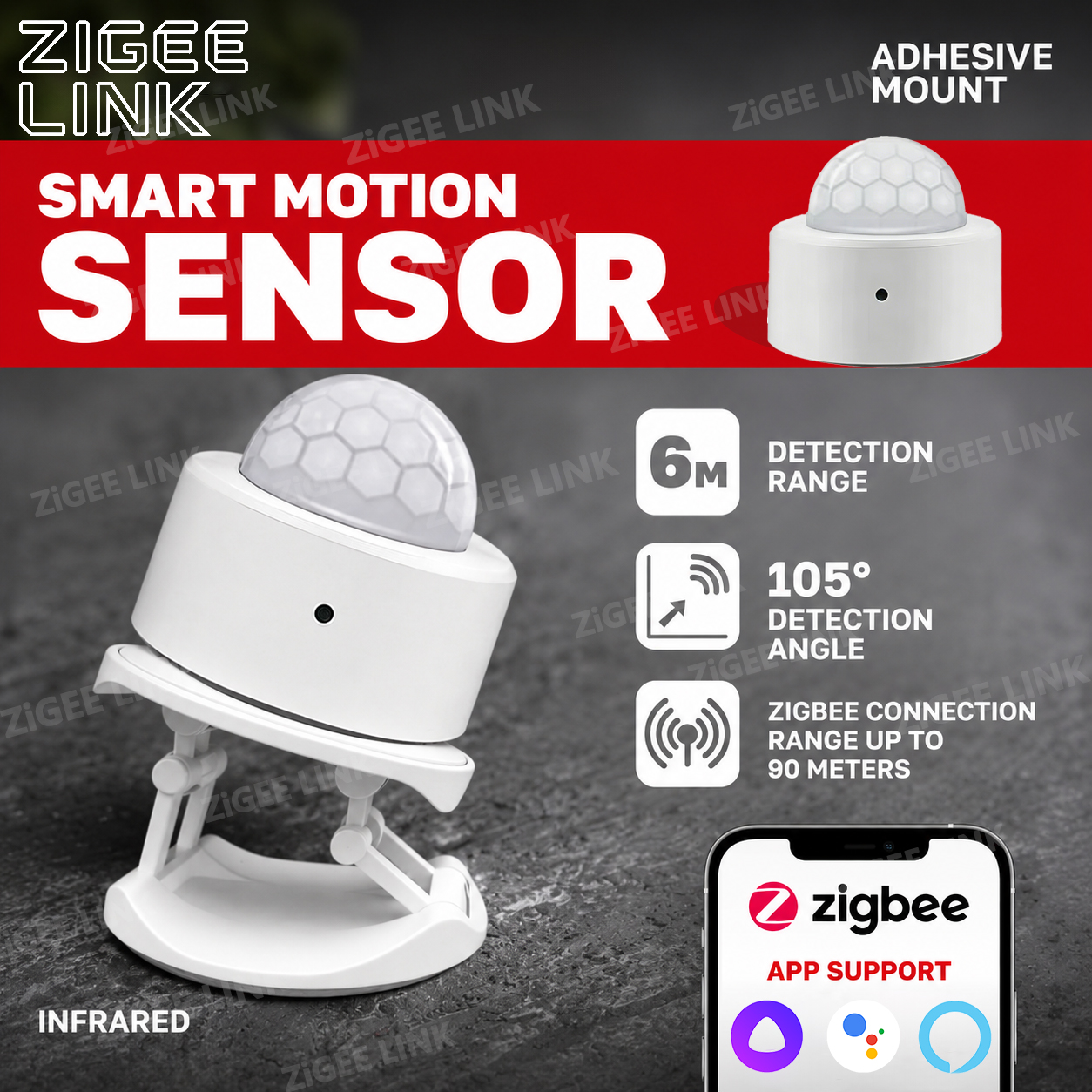 Smart Home Ir - Zigbee PIR Motion Sensor Human Body