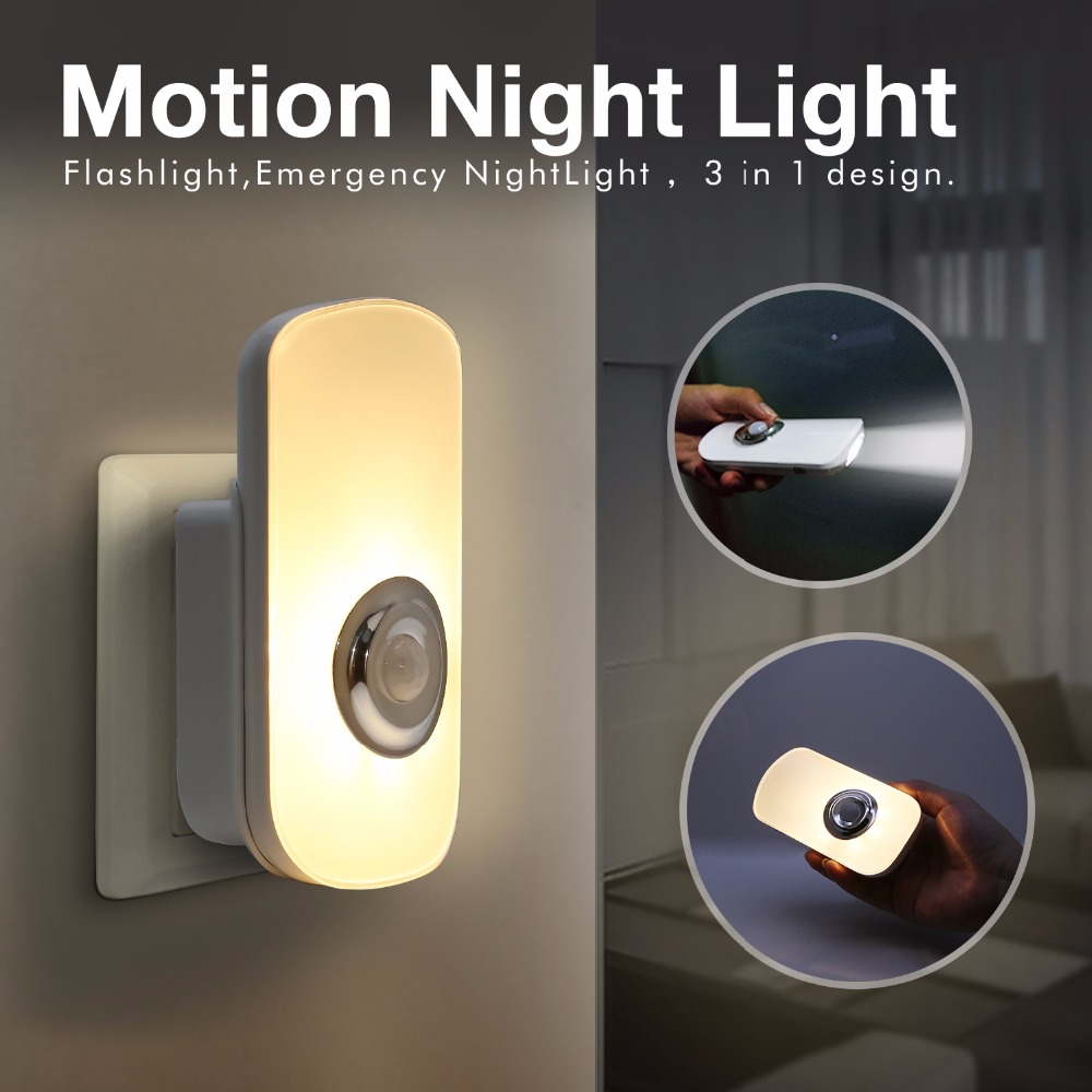 Sensky 3 In 1 EU US PLug in Sm - Smart Baby Night Light のレビューと価格