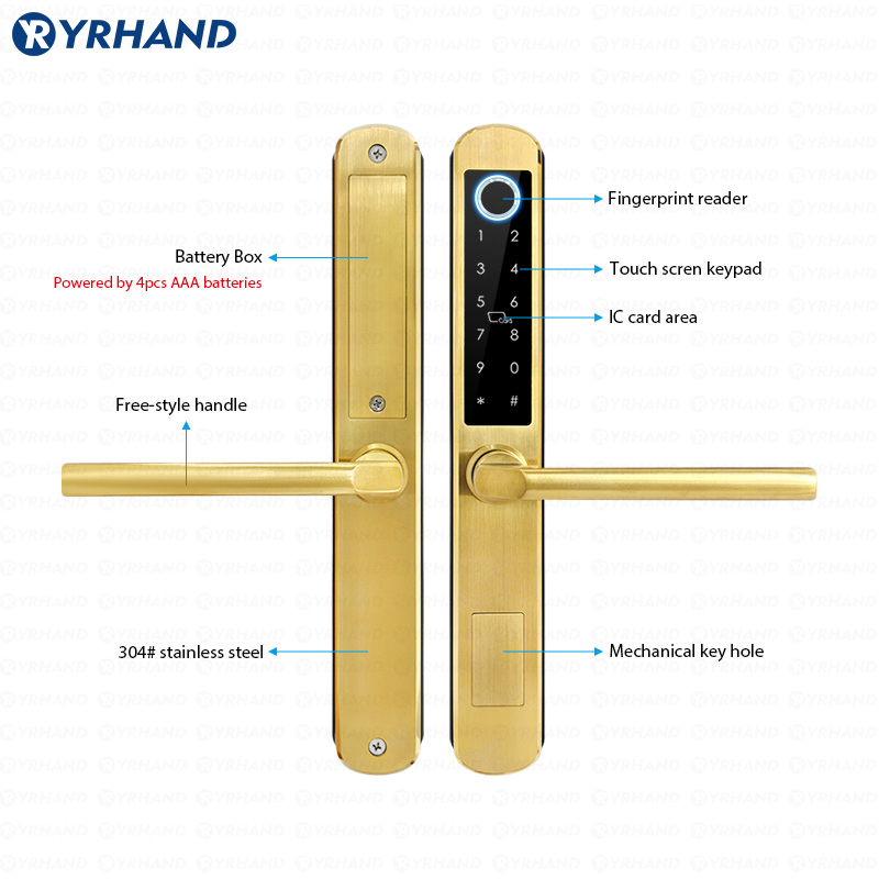 IP66 Gold Stainless steel Slid - Smart Home Technology のレビューと価格