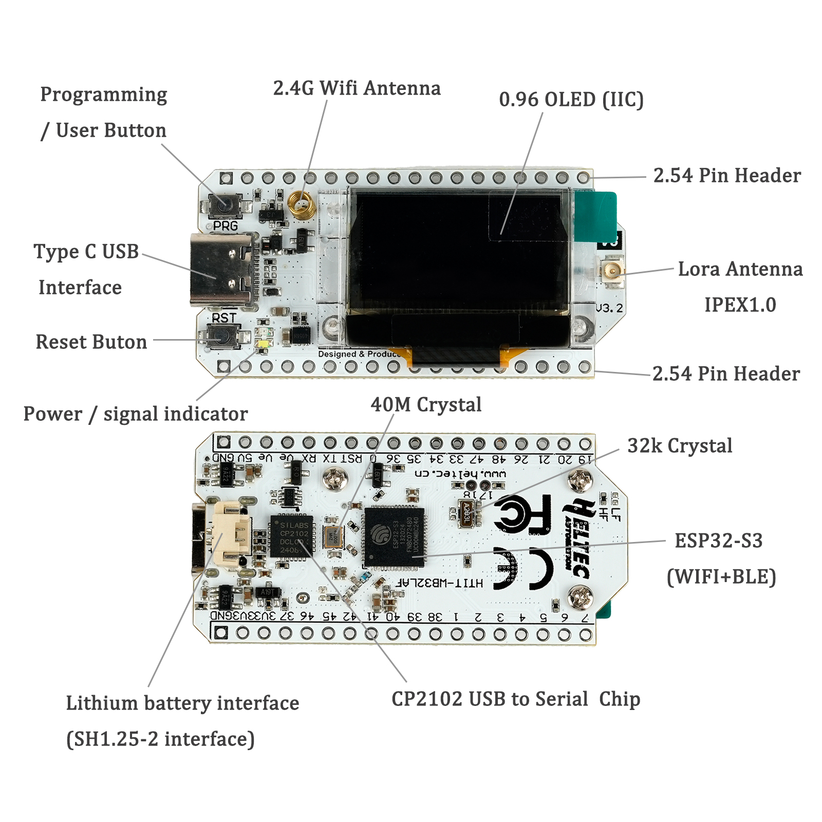 2Sets LoRa32 V3 868MHz 915MHz  - Smart Home Arduino のレビューと価格