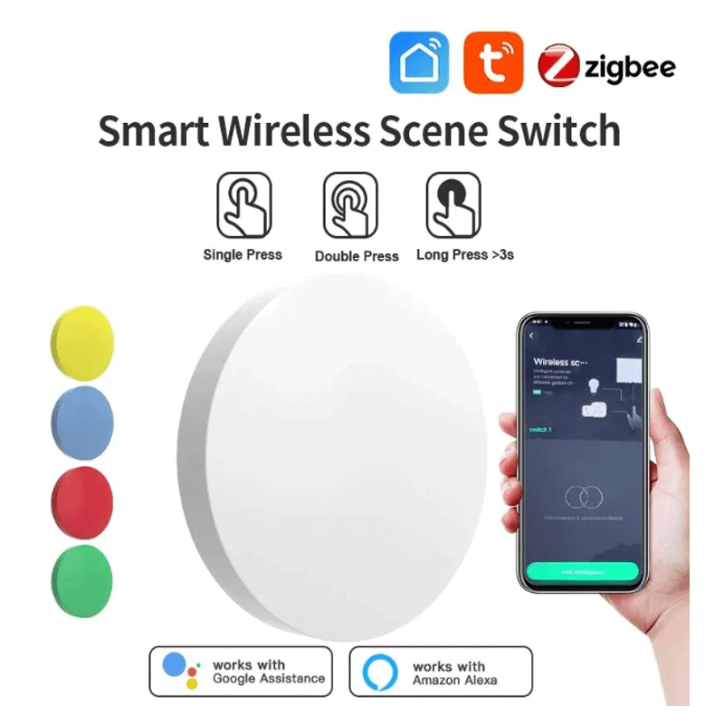 Tuya ZigBee Smart Wireless But - Tuya Smart Switch のレビューと価格