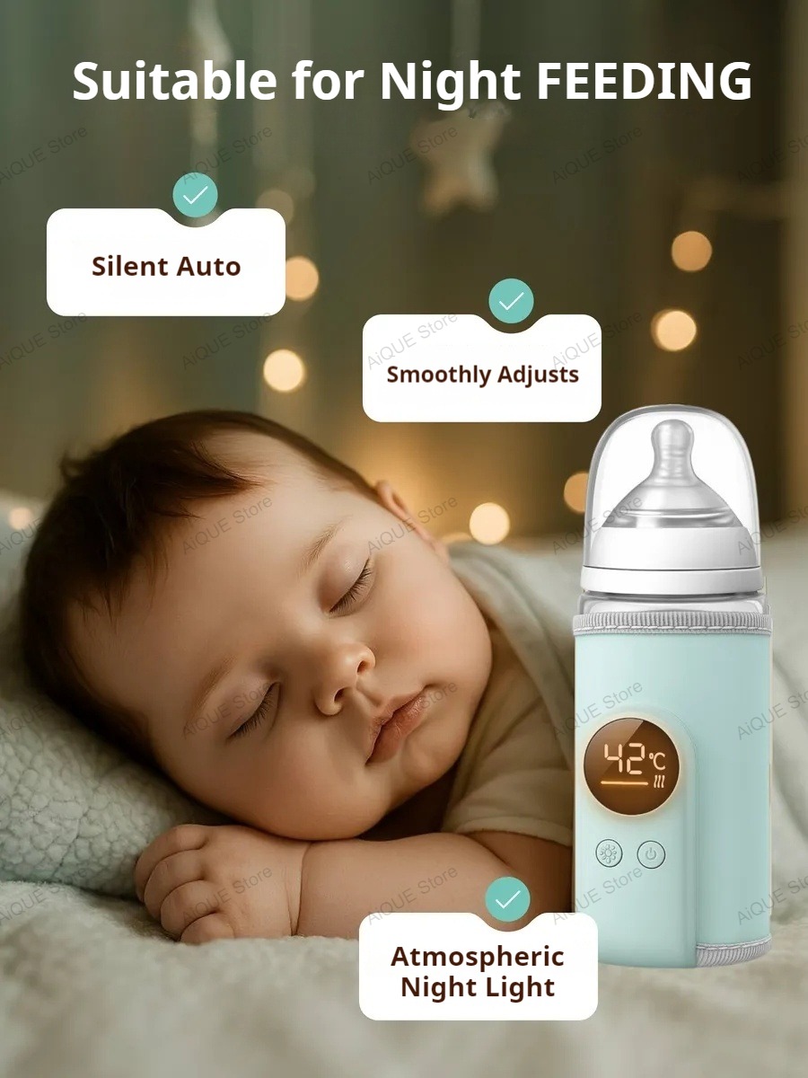 AiQUE USB 35-55℃ Baby Feeding  - Smart Baby Night Light のレビューと価格