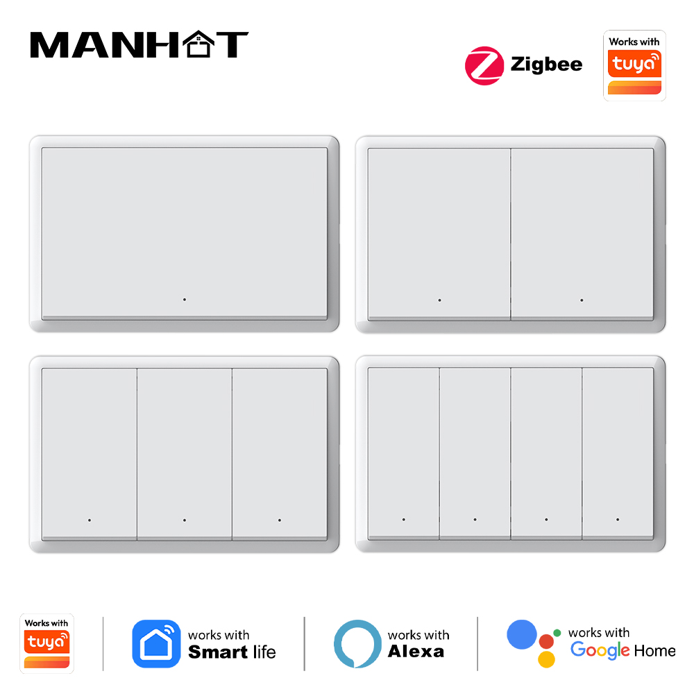 Manhot Smart zigbee Switch No  - Tuya Smart Switch のレビューと価格