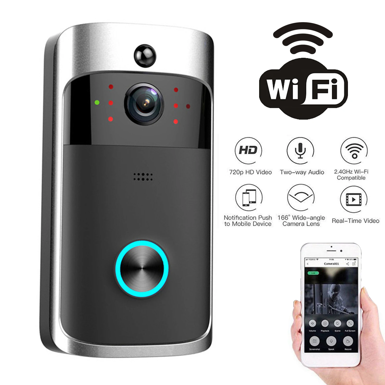 2026 NEW V5 Video Door Bell Wi - Smart Home Video Doorphone Ezviz のレビューと価格