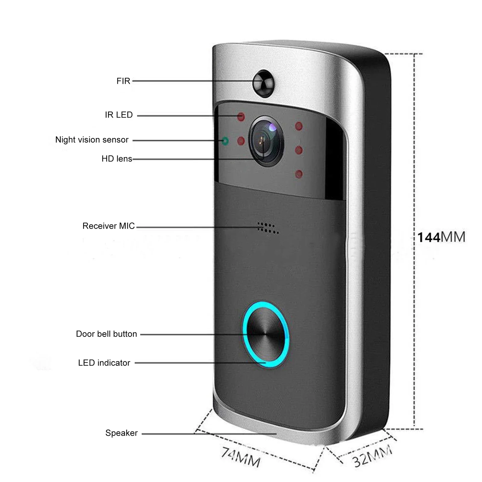 2026 NEW V5 Video Door Bell Wi - Smart Home Video Doorphone Ezviz のレビューと価格