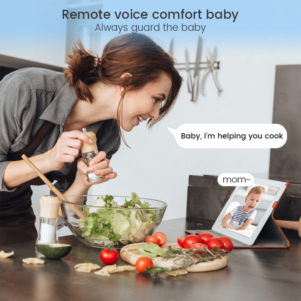 XIAOVV 3MP 2K 2.4GHz WiFi Indo - Smart Baby Night Light のレビューと価格