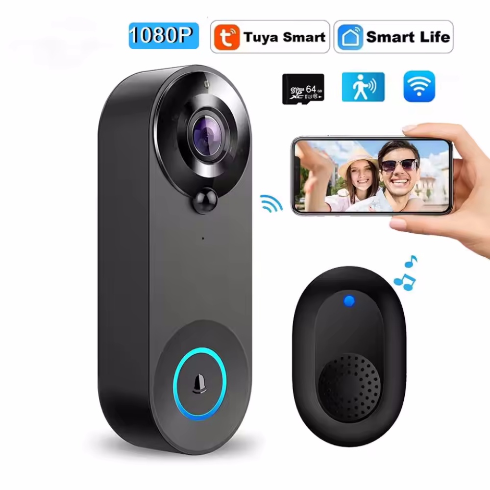 Tuya 1080P Wireless WIFI Doorb - Smart Home Video Doorphone Ezviz のレビューと価格