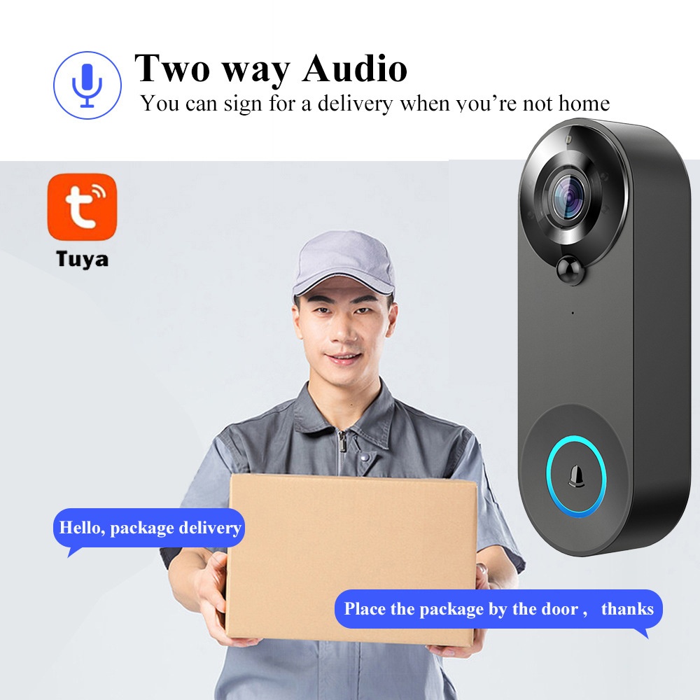 Tuya 1080P Wireless WIFI Doorb - Smart Home Video Doorphone Ezviz のレビューと価格
