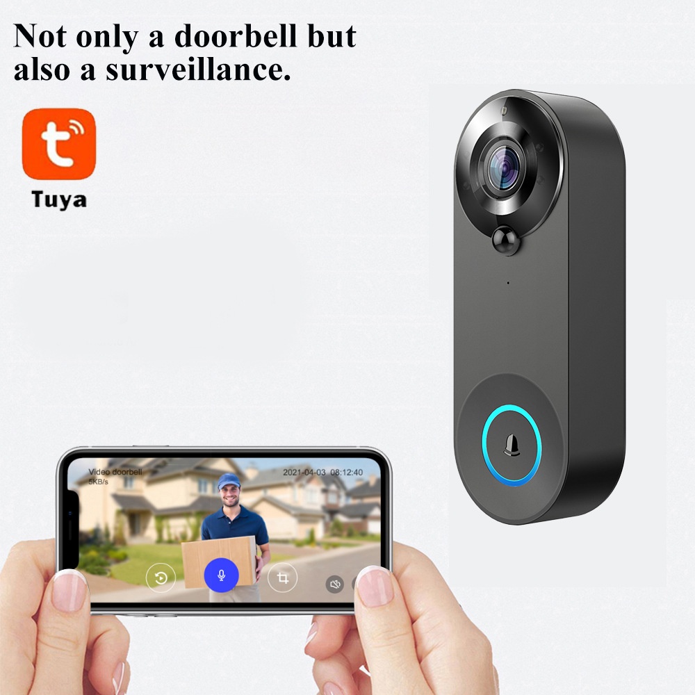 Tuya 1080P Wireless WIFI Doorb - Smart Home Video Doorphone Ezviz のレビューと価格