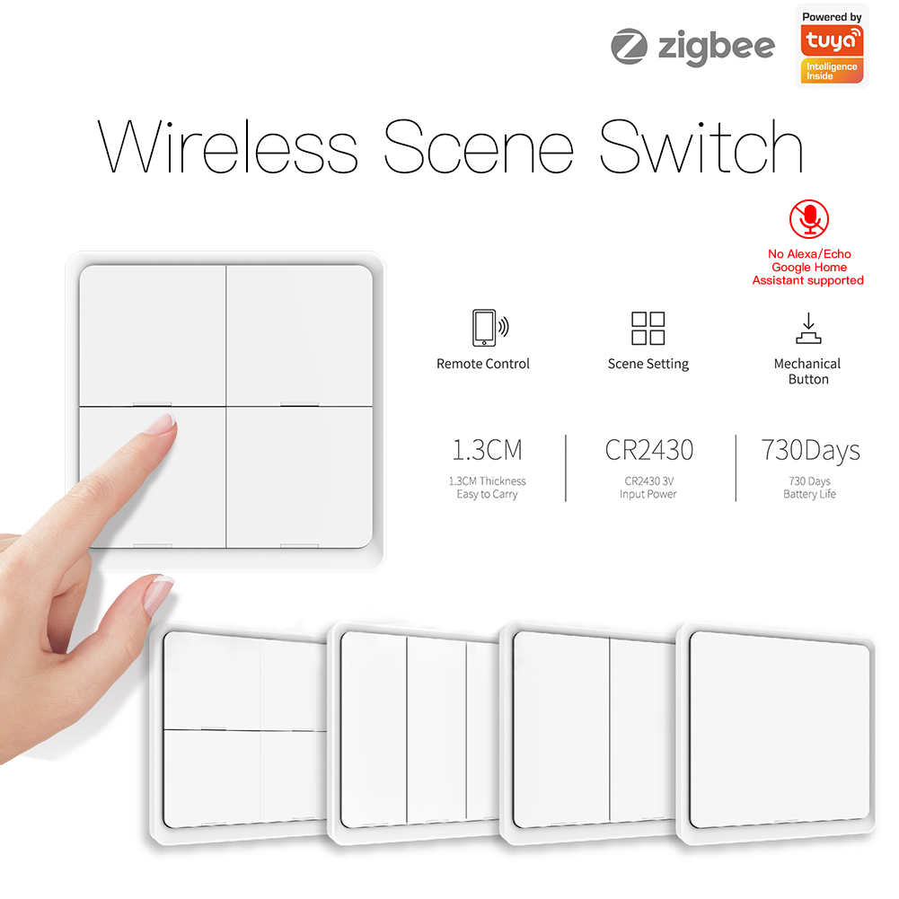 MOES ZigBee Wireless 12 Scene  - Tuya Smart Switch のレビューと価格