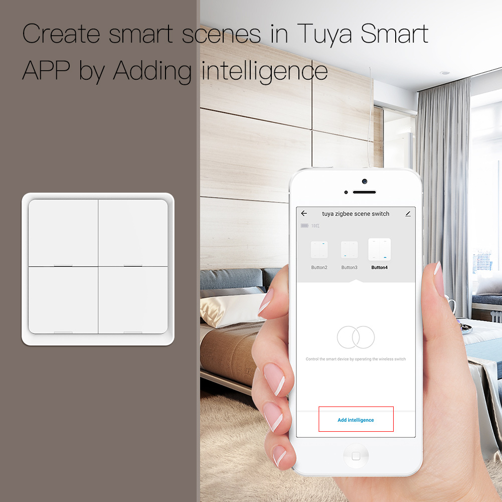 MOES ZigBee Wireless 12 Scene  - Tuya Smart Switch のレビューと価格