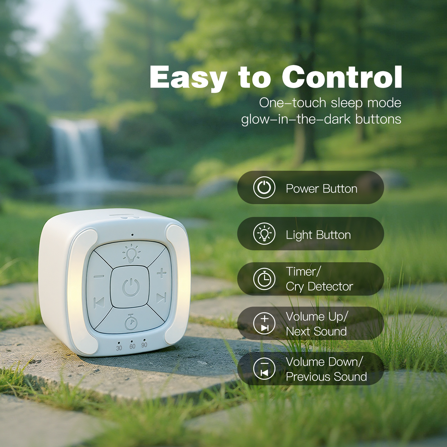 Baby White Noise Machine Smart - Smart Baby Night Light のレビューと価格