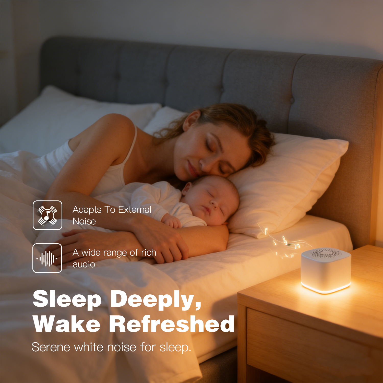 Baby White Noise Machine Smart - Smart Baby Night Light のレビューと価格