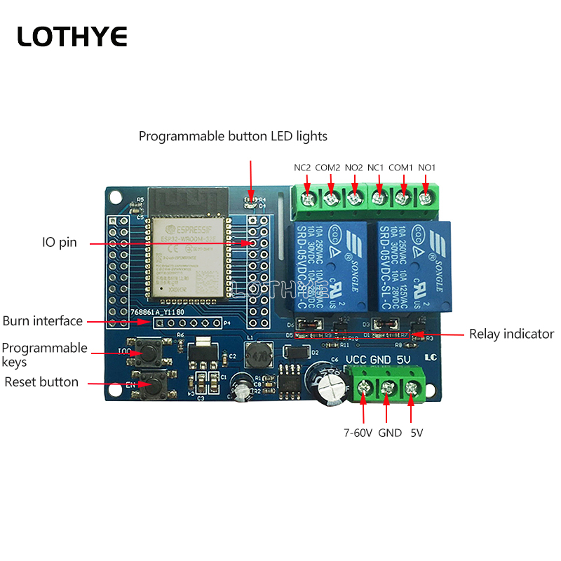 ESP32-WROOM ESP32 Dual Channel - Smart Home Esp32 のレビューと価格