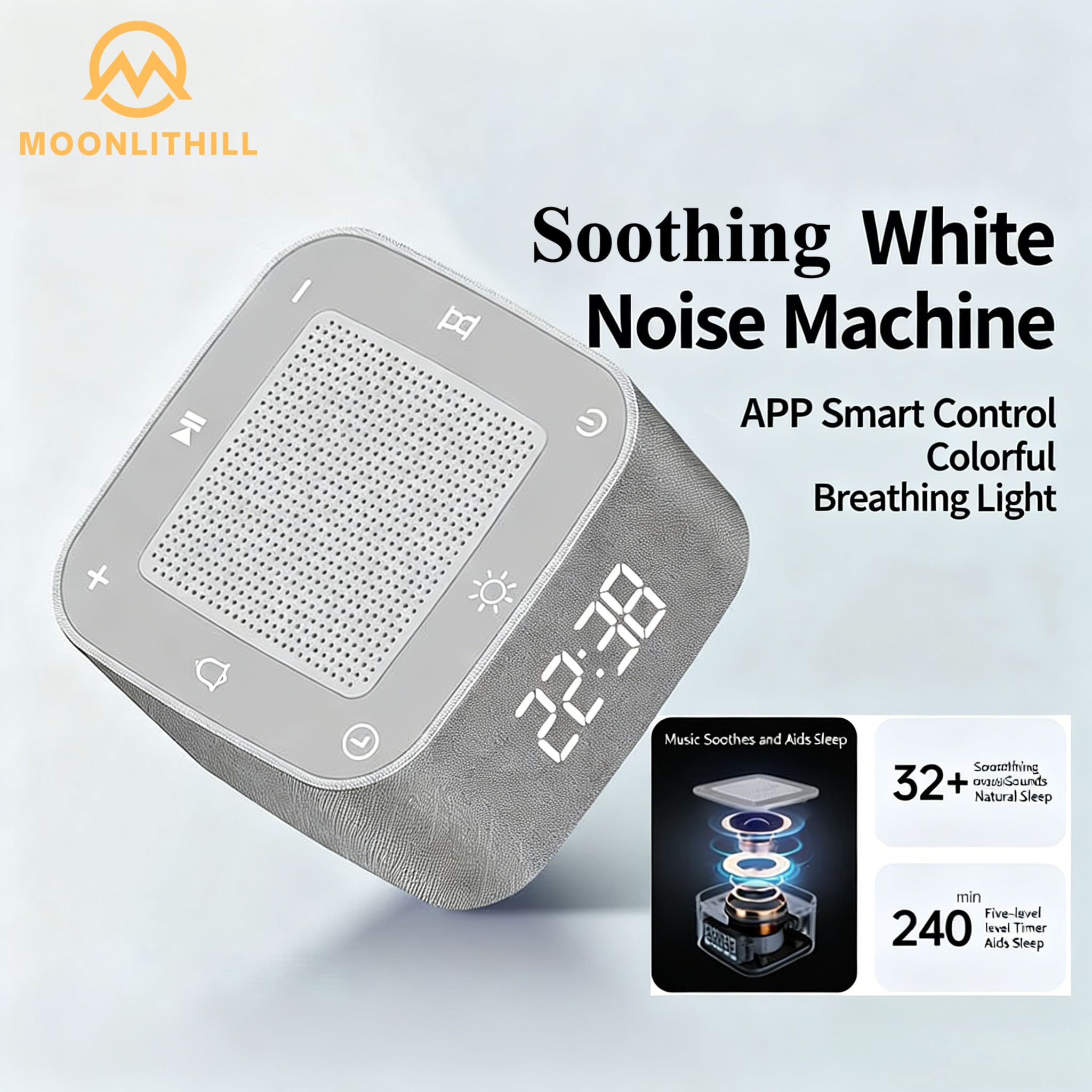 White Noise Machine for Baby A - Smart Baby Night Light のレビューと価格