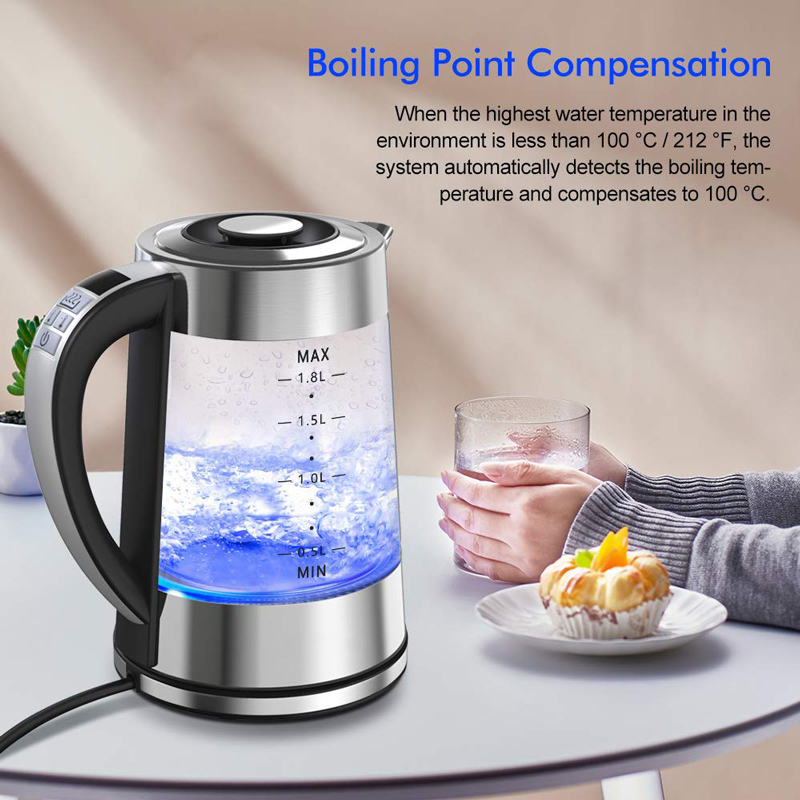 Smart Thermostatic Glass Elect - Home Smart Kettle のレビューと価格