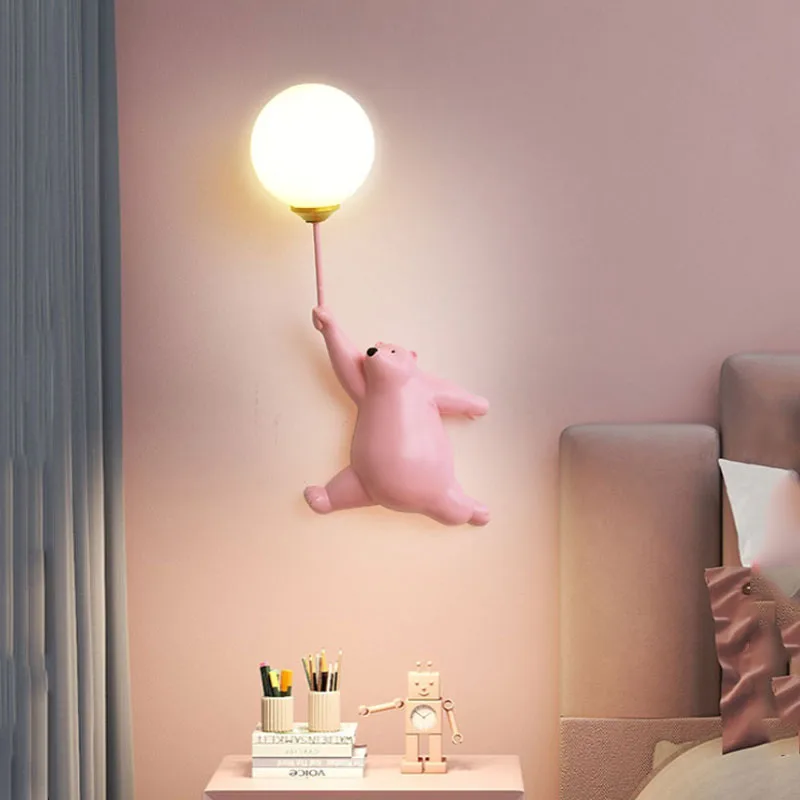 Cartoon Polar Bear LED Sconce  - Smart Baby Night Light のレビューと価格