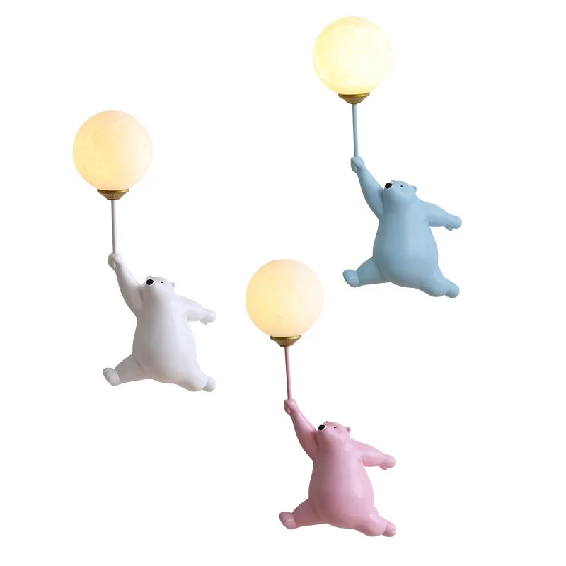 Cartoon Polar Bear LED Sconce  - Smart Baby Night Light のレビューと価格