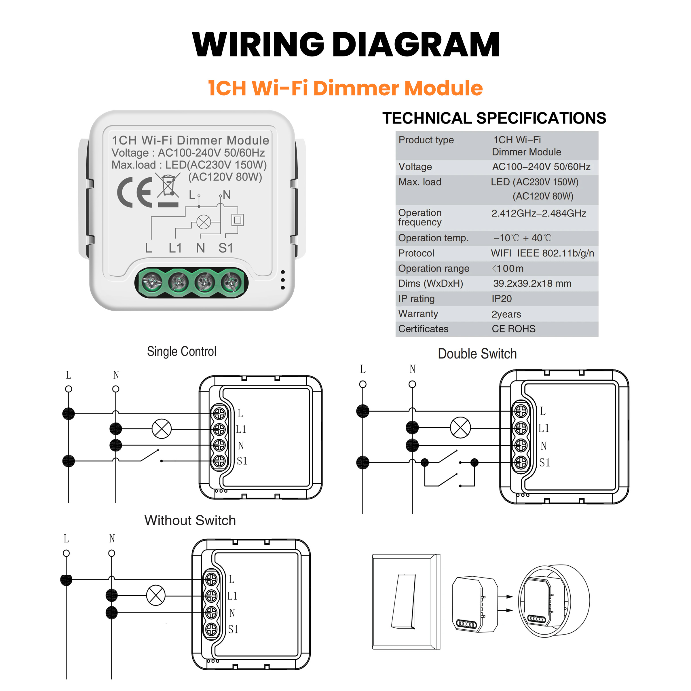 GIRIER Tuya Smart WiFi ZigBee  - Tuya Smart Switch のレビューと価格
