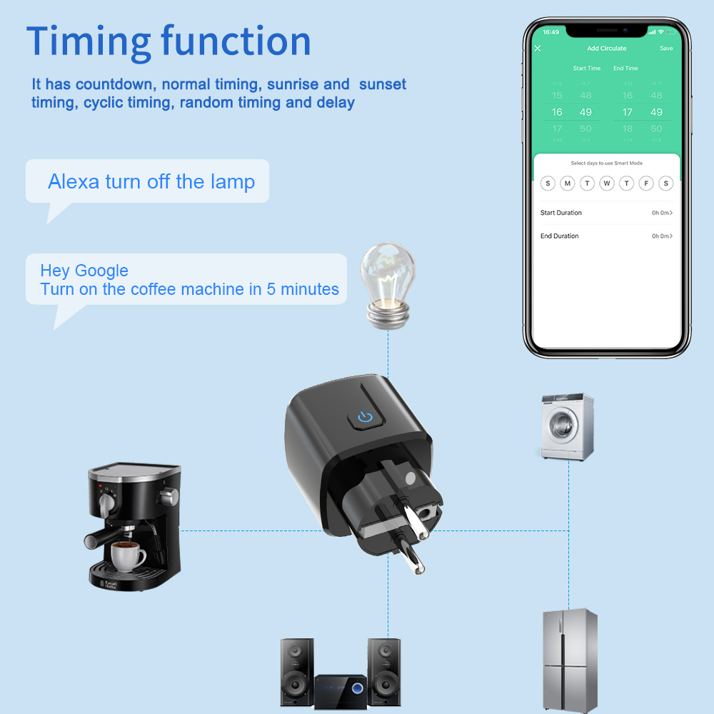 Tuya Smart Socket  WiFi Remote - Smart Home Technology のレビューと価格