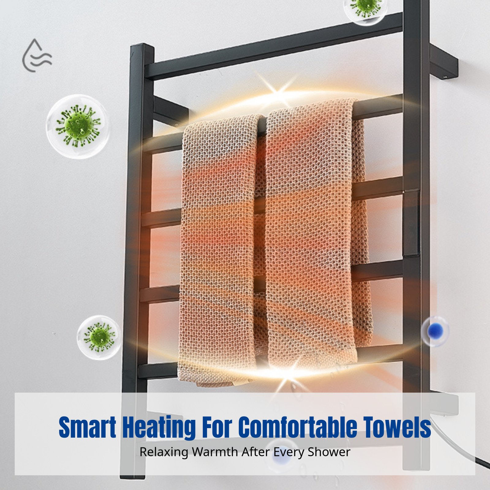 Smart Electric Towel Rack, Hea - Smart Home のレビューと価格