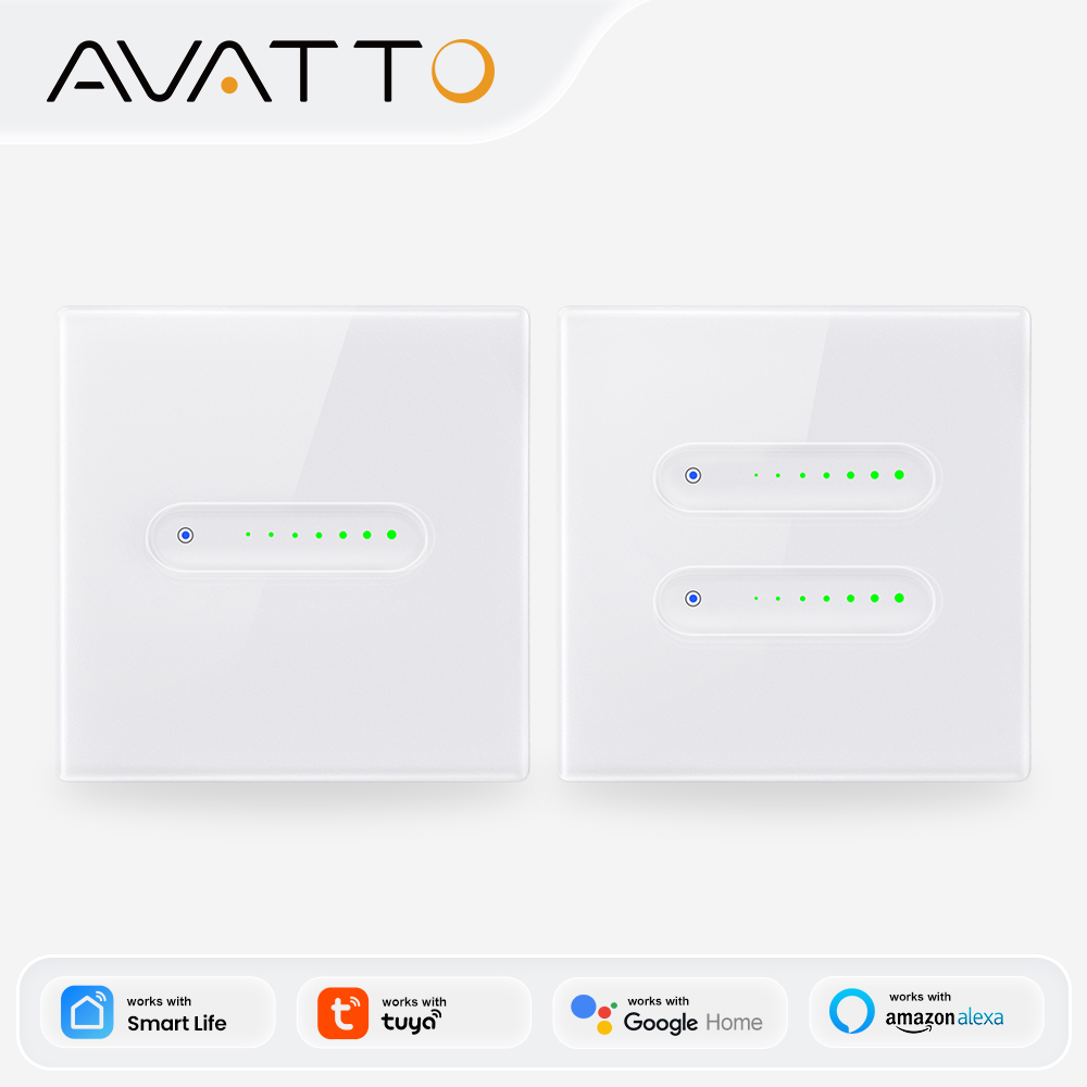 AVATTO WiFi 1/2 Gang Smart Dim - Tuya Smart Switch のレビューと価格