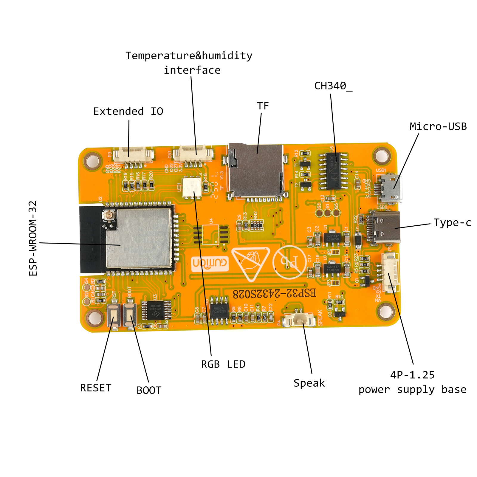 RCmall 2.8'' ESP32 LCD Display - Smart Home Arduino のレビューと価格