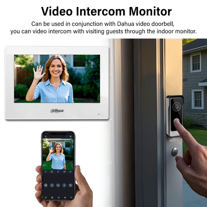 Dahua 2-Wire WiFi Indoor Monit - Smart Home Video Doorphone Ezviz のレビューと価格