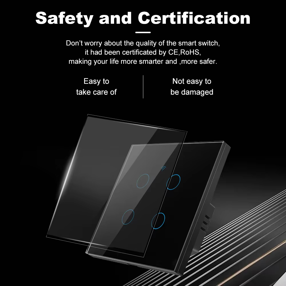 1 2 3 4 Gang WiFi RF 433mhz To - Tuya Smart Switch のレビューと価格