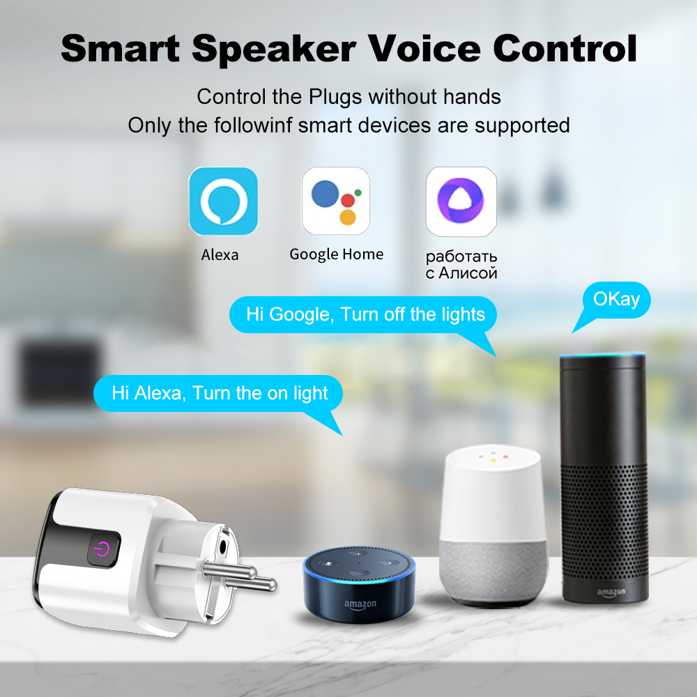 Tuya Smart 20A EU Plug WiFi+Bl - Smart Home Technology のレビューと価格