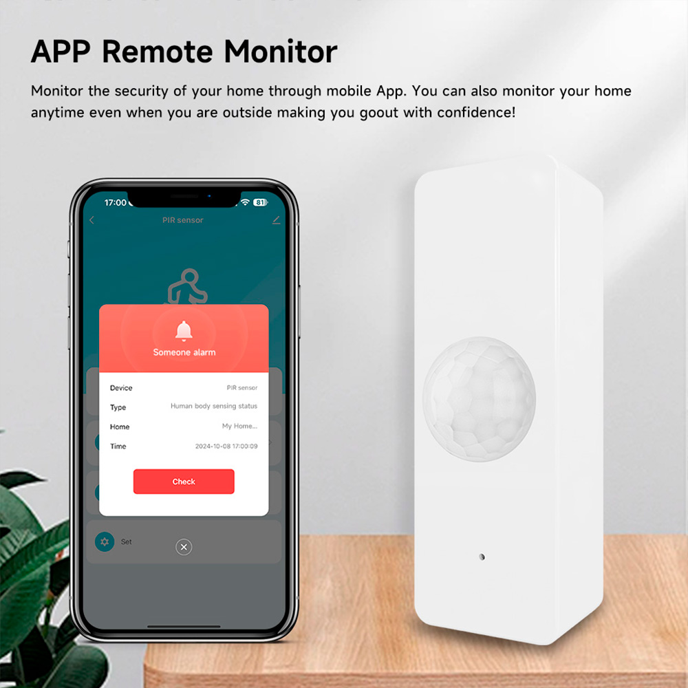 WiFi Smart PIR Motion Sensor T - Smart Home Ir のレビューと価格