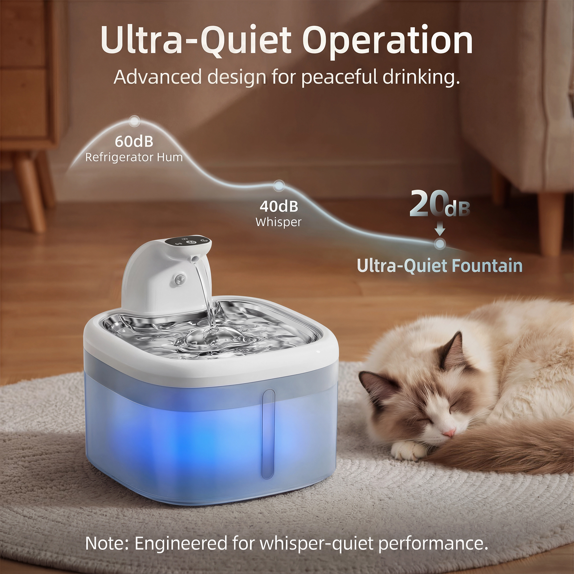 3.5L Wireless Cat Water Founta - Home Smart Kettle のレビューと価格
