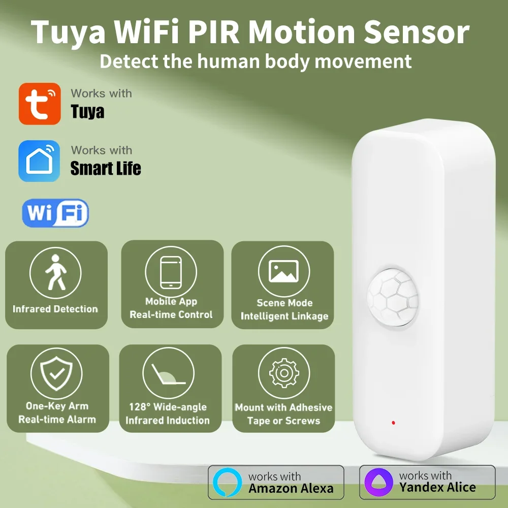 Tuya WiFI Zigbee PIR Motion Se - Smart Home Web のレビューと価格