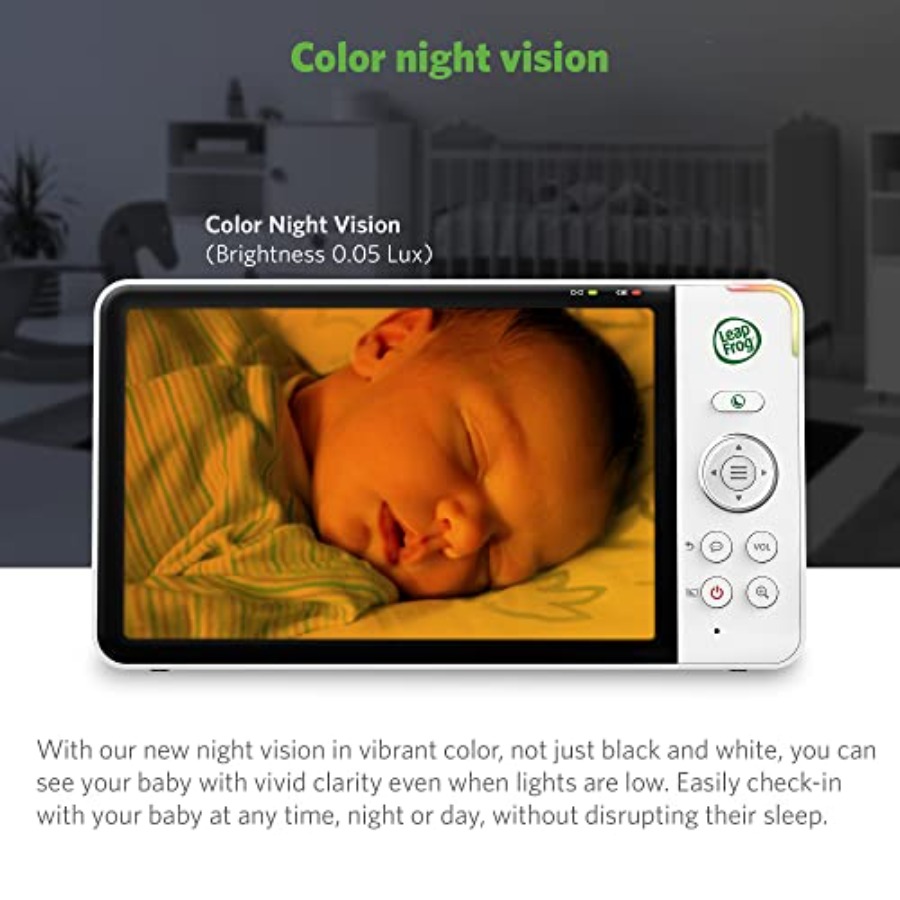 7 720p HD Video Baby Monitor w - Smart Baby Night Light のレビューと価格