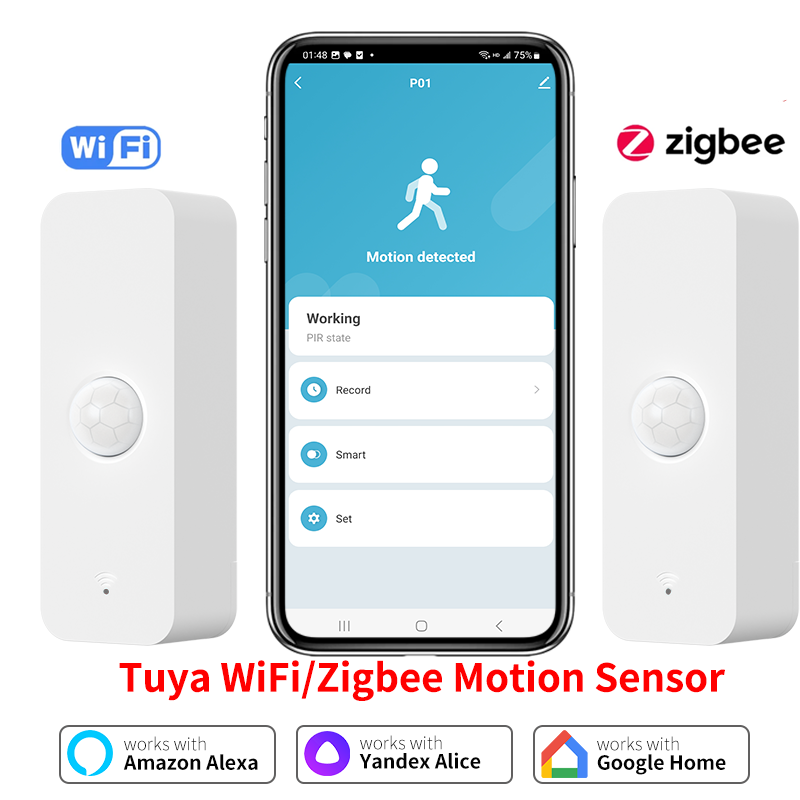 Tuya WiFi Zigbee PIR Motion Se - Smart Home Web のレビューと価格