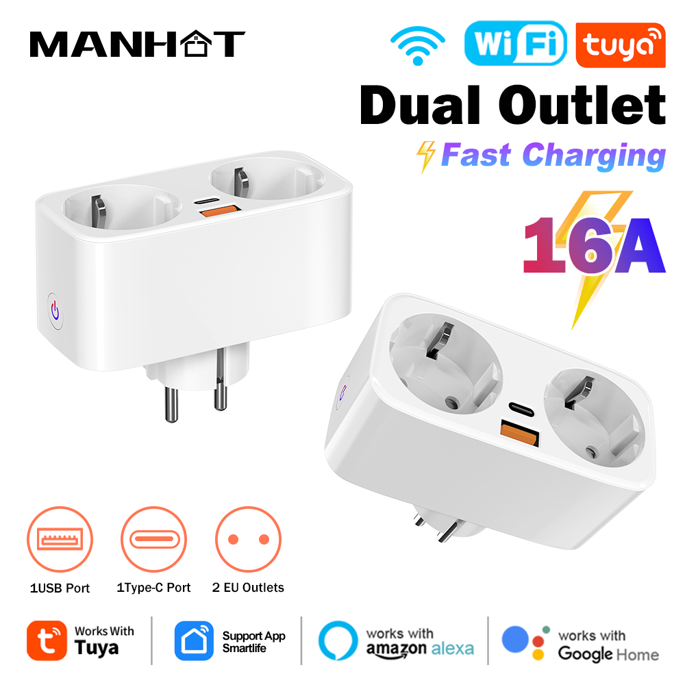 Tuya 16A WiFi Smart EU Plug PD - Smart Home Technology のレビューと価格