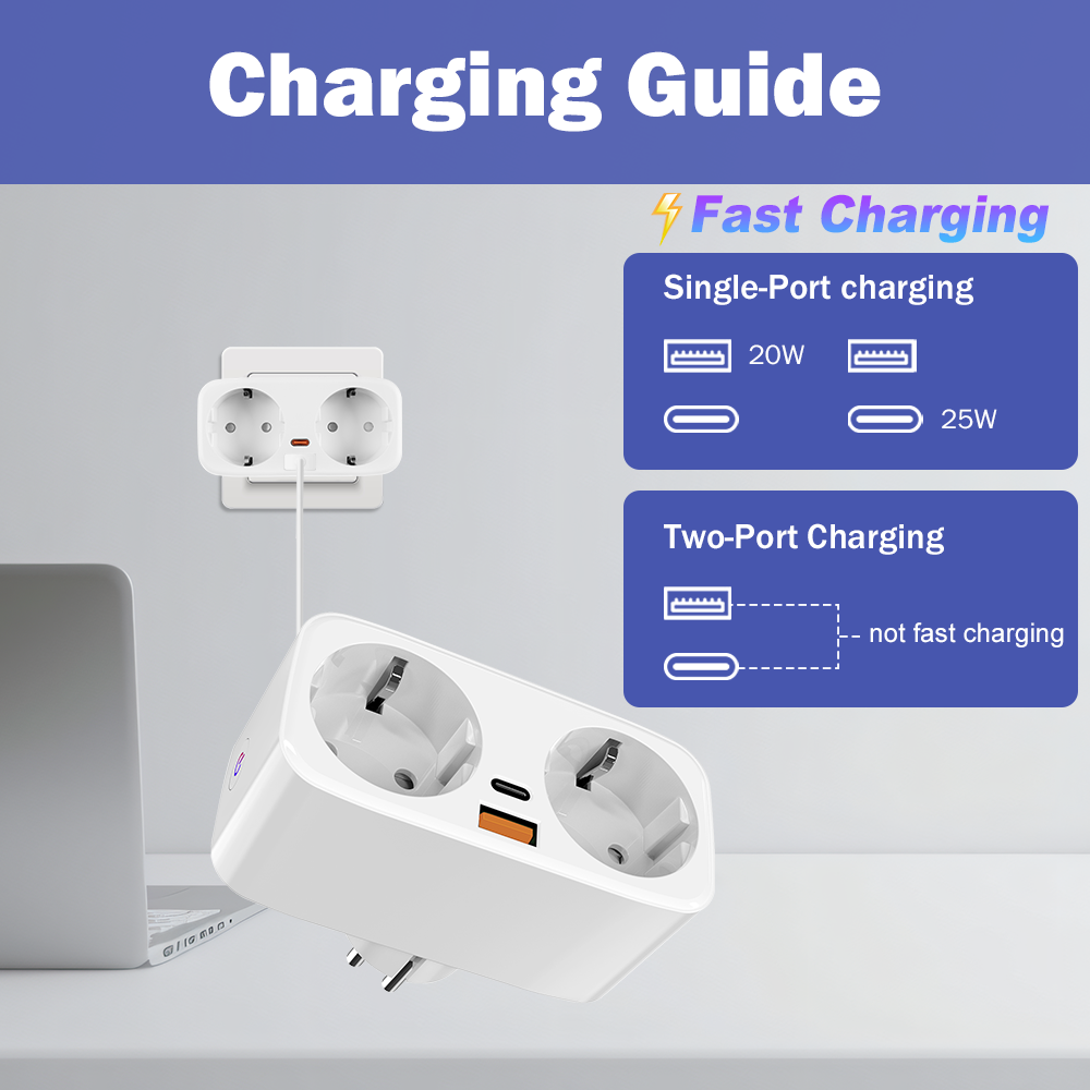Tuya 16A WiFi Smart EU Plug PD - Smart Home Technology のレビューと価格