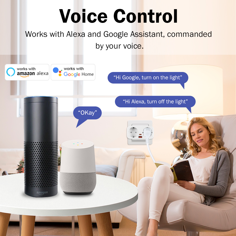 Tuya 16A WiFi Smart EU Plug PD - Smart Home Technology のレビューと価格