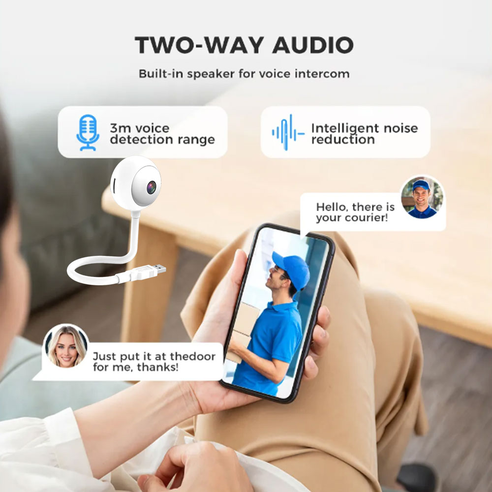 5MP Indoor USB Light Bulb WiFi - Smart Baby Night Light のレビューと価格