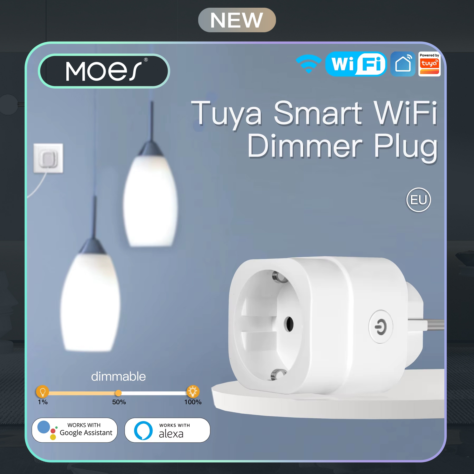 MOES Tuya WiFi Smart Plug Dimm - Smart Home Technology のレビューと価格