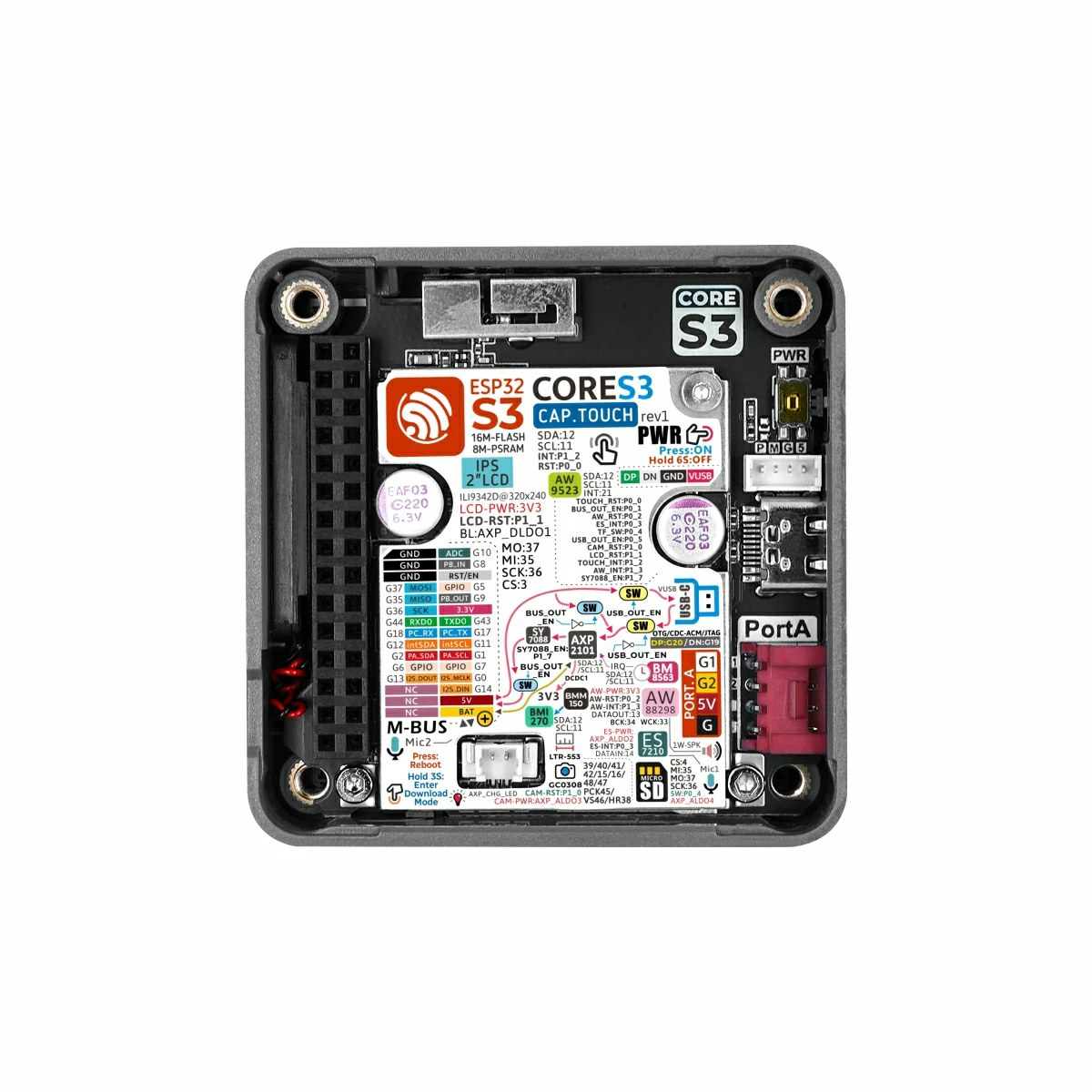 M5Stack CoreS3 Lite Programmab - Smart Home Esp32 のレビューと価格