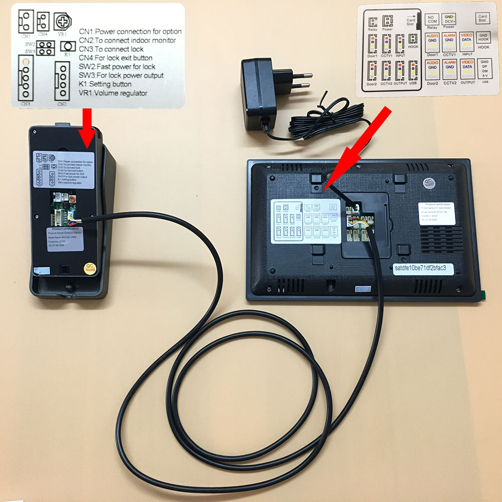 Tuya 1080P 7 Inch Color Touch  - Smart Home Video Doorphone Ezviz のレビューと価格