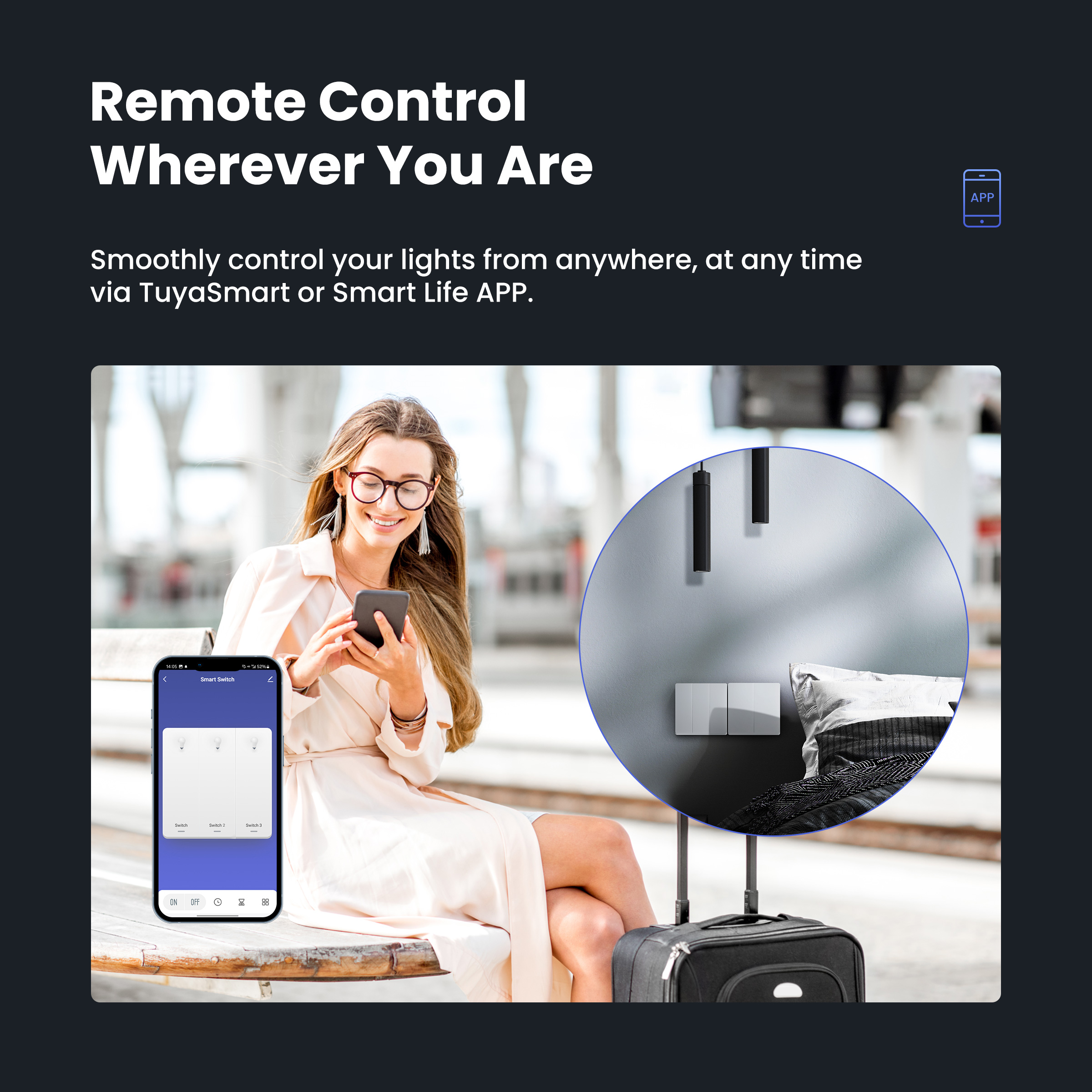 GIRIER Smart Light Switch WiFi - Smart Home Web のレビューと価格