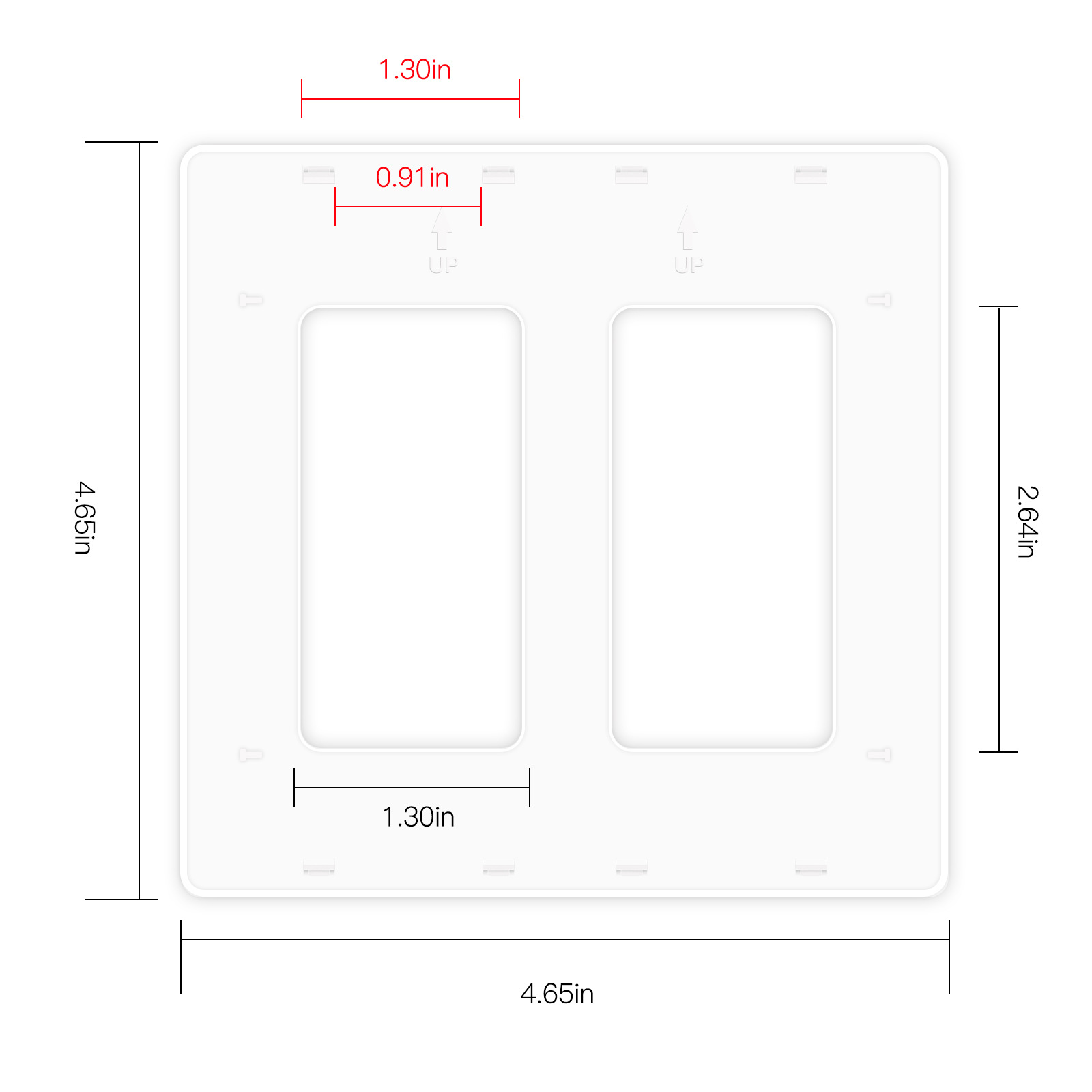 US、EU Type Switch Panel 2/3/4  - Smart Home Improvement のレビューと価格