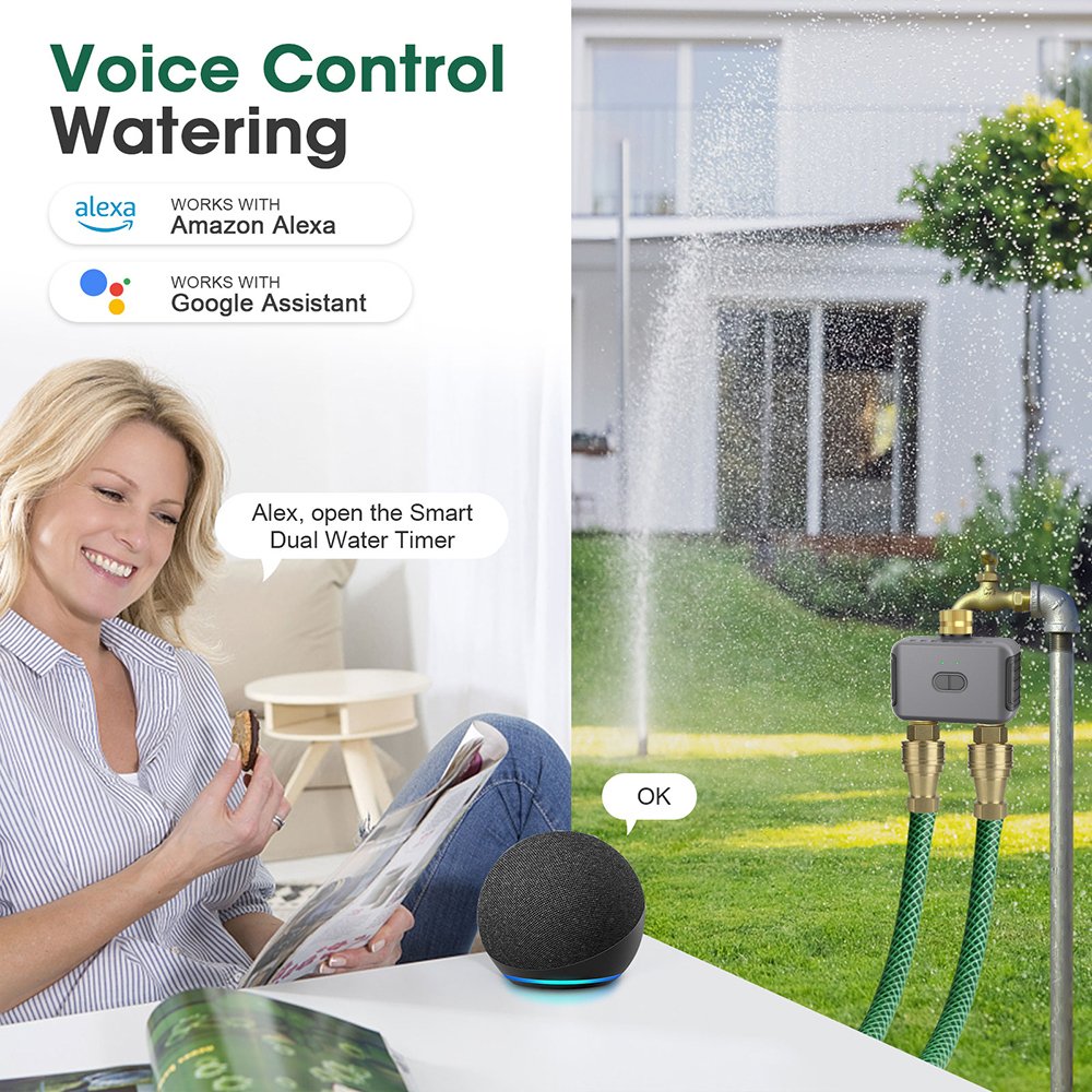 Tuya 2 Zone Watering Timer Gar - Smart Home System のレビューと価格