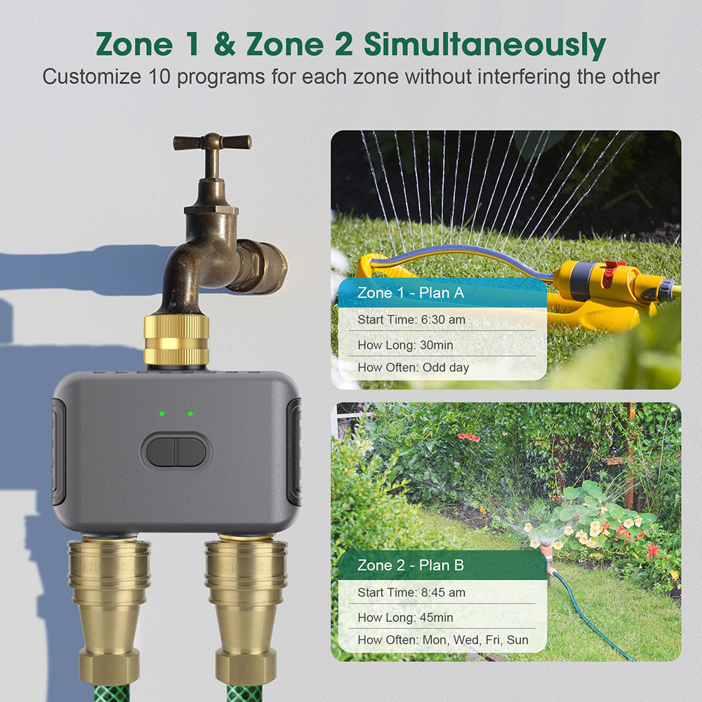 Tuya 2 Zone Watering Timer Gar - Smart Home System のレビューと価格
