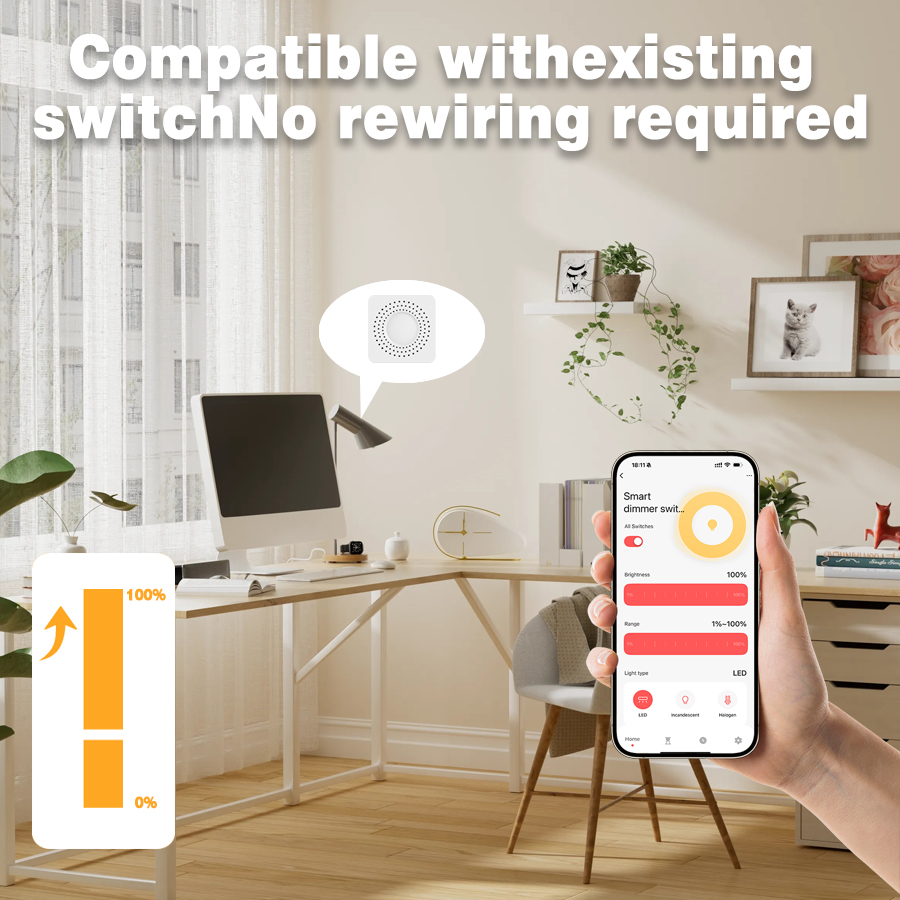 Tuya WiFi Hidden Dimmer Switch - Tuya Smart Switch のレビューと価格