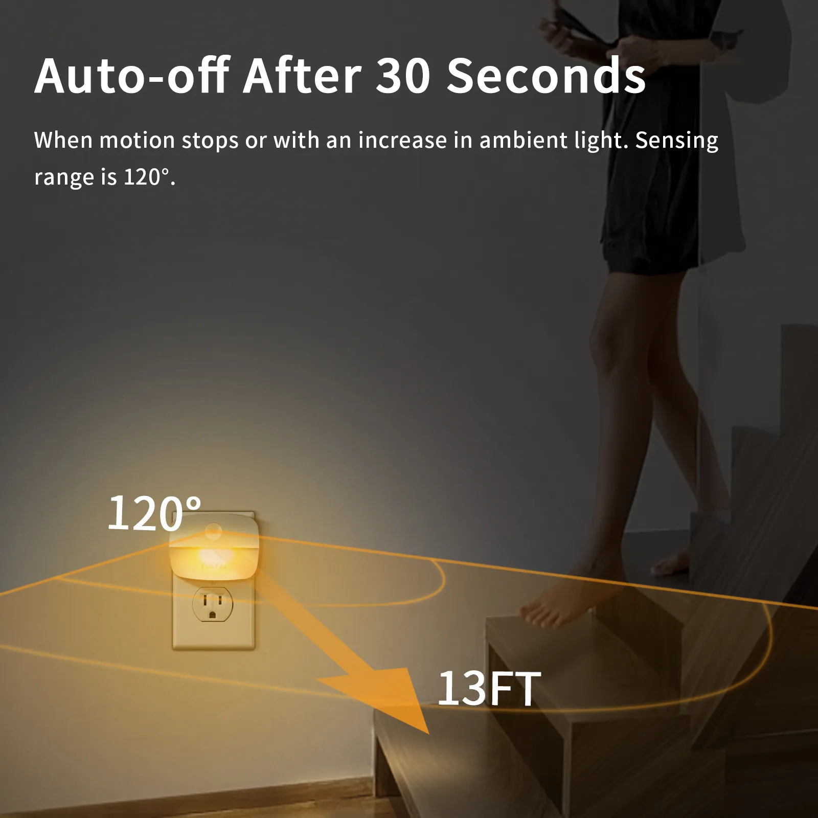 LED Night Light Motion Sensor  - Smart Baby Night Light のレビューと価格