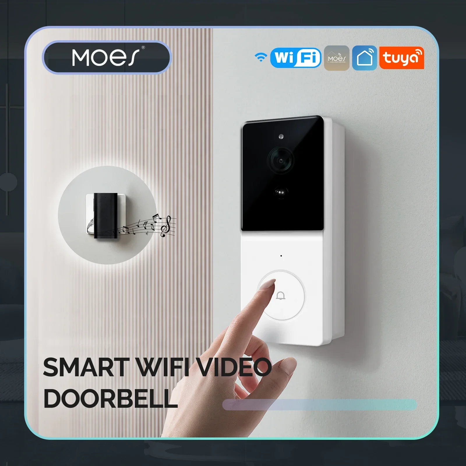 MOES Tuya Smart WiFi Video Doo - Smart Home Video Doorphone Ezviz のレビューと価格